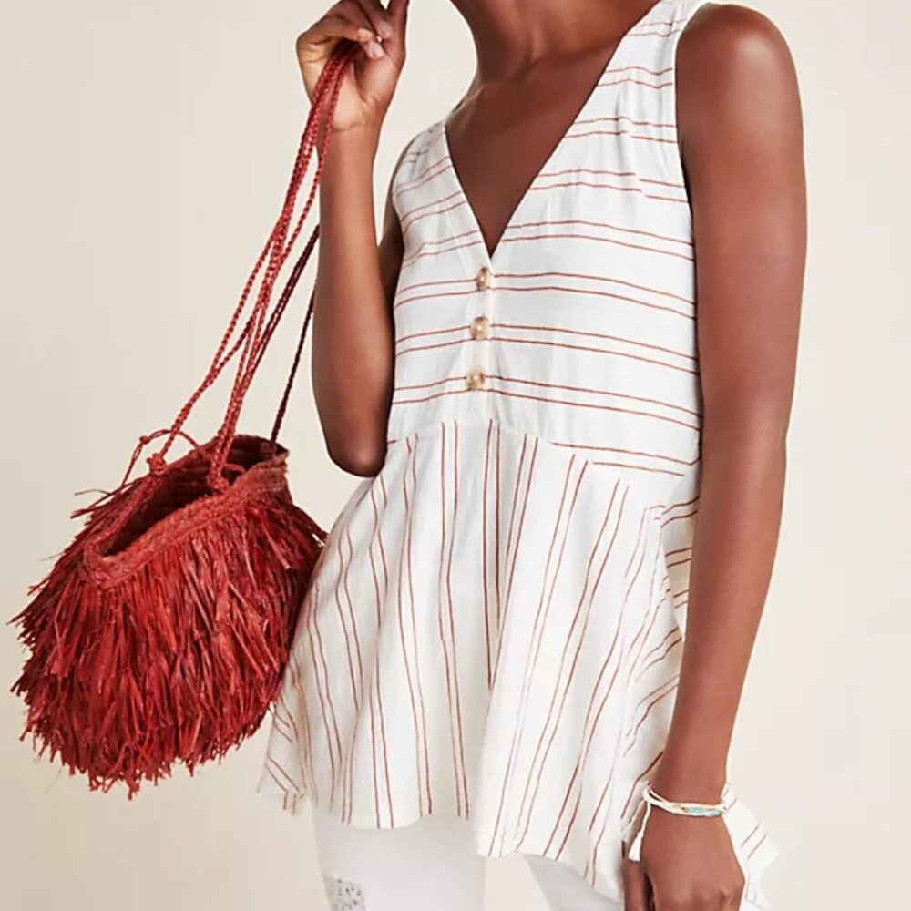 Maeve by ANTHROPOLOGIE Alayne Tunic Top • Medium